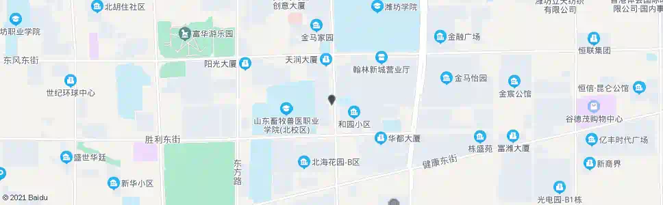 潍坊北海花园_公交站地图_潍坊公交_妙搜公交查询2025