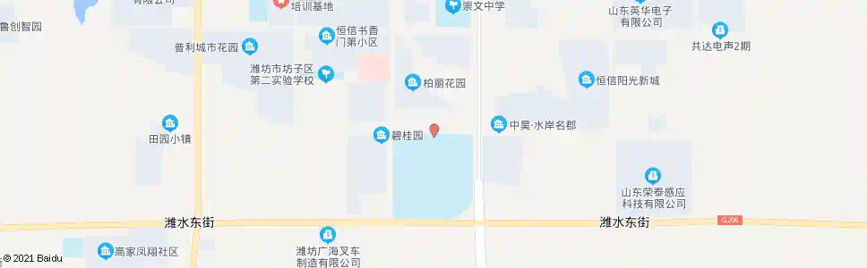 潍坊潍坊四中_公交站地图_潍坊公交_妙搜公交查询2025
