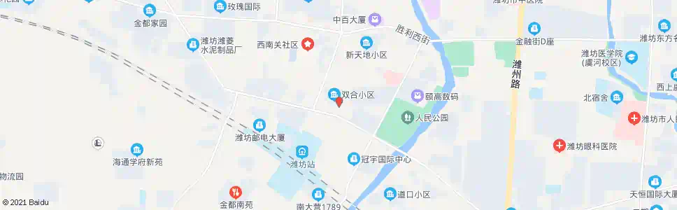 潍坊市邮政局_公交站地图_潍坊公交_妙搜公交查询2025