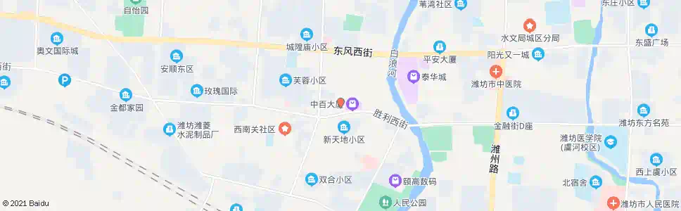 潍坊温州商贸城_公交站地图_潍坊公交_妙搜公交查询2025