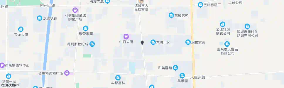 潍坊东坡小区_公交站地图_潍坊公交_妙搜公交查询2025