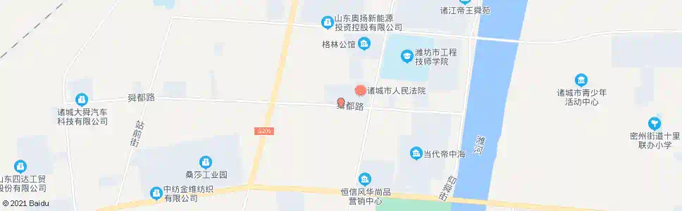 潍坊舜都花园_公交站地图_潍坊公交_妙搜公交查询2025
