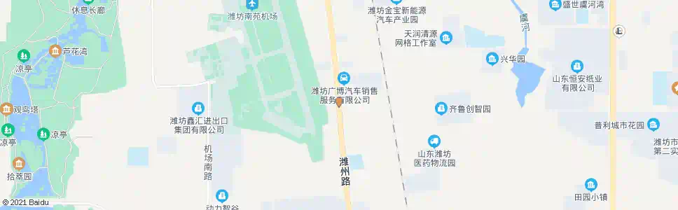 潍坊廿里堡村_公交站地图_潍坊公交_妙搜公交查询2025