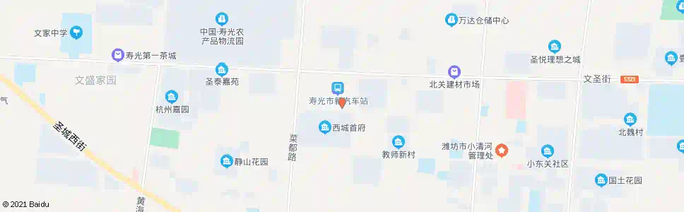 潍坊城投百信商务大厦_公交站地图_潍坊公交_妙搜公交查询2025