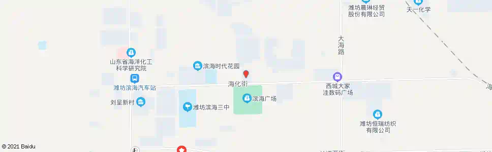 潍坊海化大厦_公交站地图_潍坊公交_妙搜公交查询2025