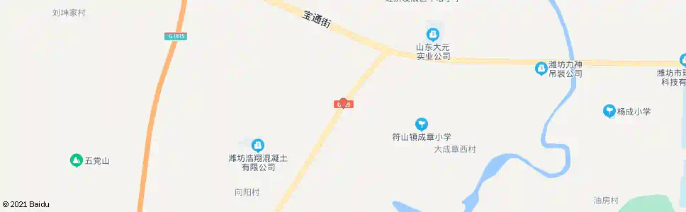 潍坊四工地_公交站地图_潍坊公交_妙搜公交查询2025