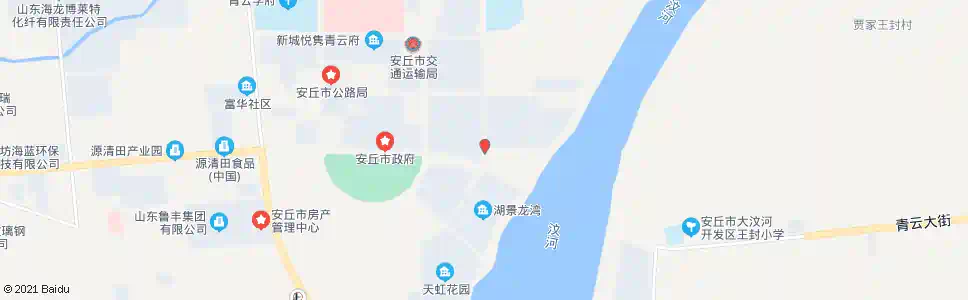 潍坊青云湖小区_公交站地图_潍坊公交_妙搜公交查询2025