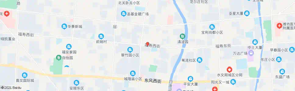 潍坊福寿街向阳路口_公交站地图_潍坊公交_妙搜公交查询2025