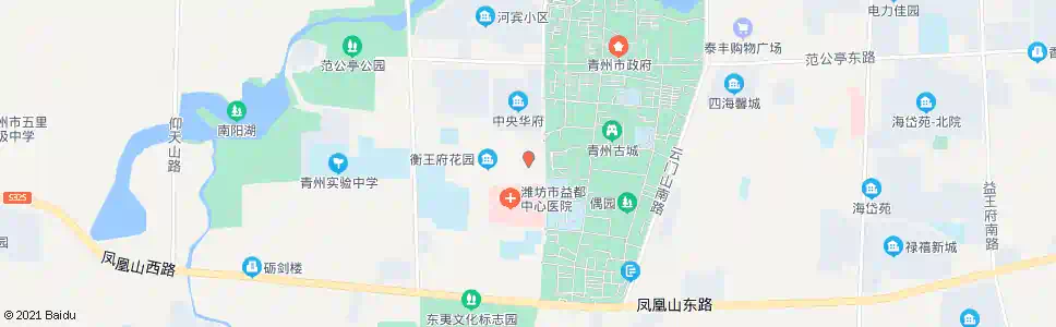 潍坊荣军医院_公交站地图_潍坊公交_妙搜公交查询2025