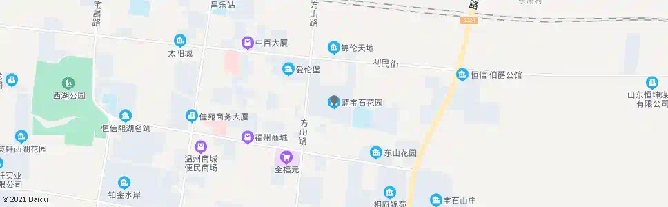 潍坊蓝宝石花园_公交站地图_潍坊公交_妙搜公交查询2025