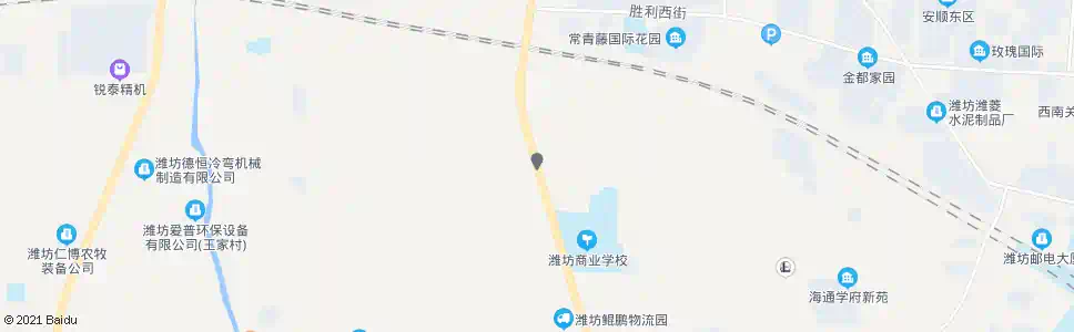 潍坊营子(长松路)_公交站地图_潍坊公交_妙搜公交查询2025