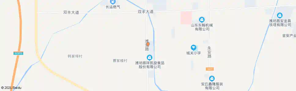 潍坊凯特制衣_公交站地图_潍坊公交_妙搜公交查询2025