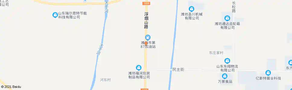 潍坊杨家庄_公交站地图_潍坊公交_妙搜公交查询2025