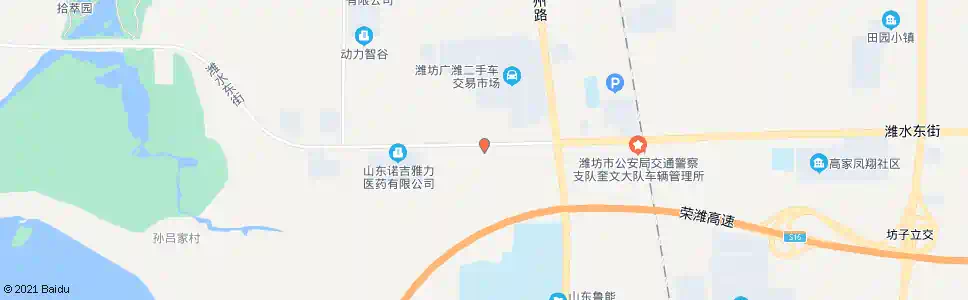 潍坊中工光电_公交站地图_潍坊公交_妙搜公交查询2025