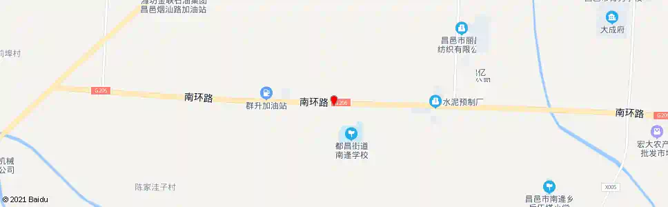 潍坊南逄村_公交站地图_潍坊公交_妙搜公交查询2025