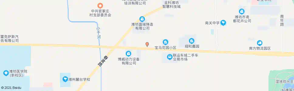 潍坊马家村_公交站地图_潍坊公交_妙搜公交查询2025