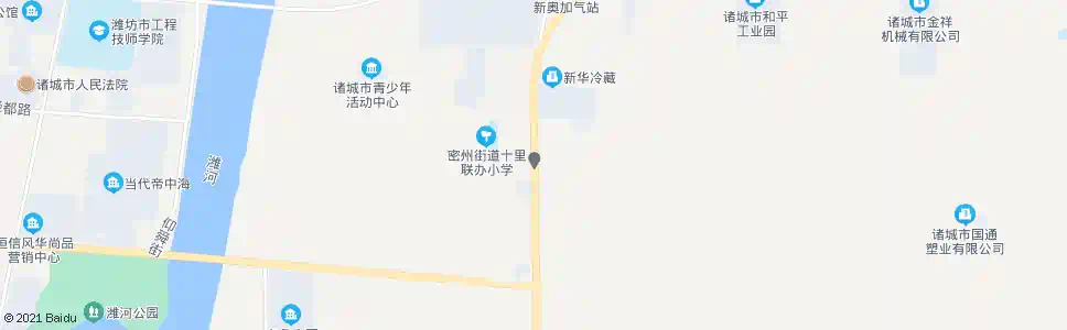 潍坊北十里堡_公交站地图_潍坊公交_妙搜公交查询2025