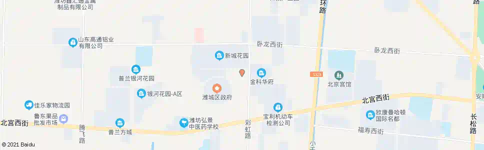 潍坊潍城公安分局_公交站地图_潍坊公交_妙搜公交查询2025