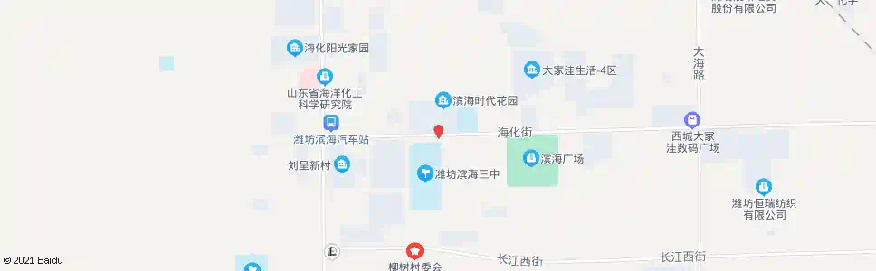 潍坊滨海三中_公交站地图_潍坊公交_妙搜公交查询2025