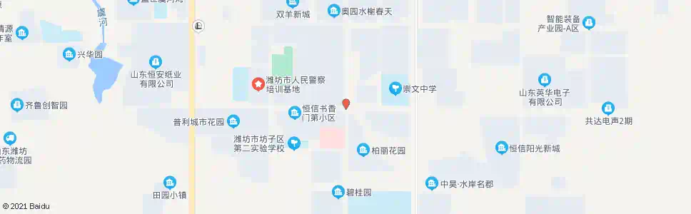 潍坊龙山路崇文街路口_公交站地图_潍坊公交_妙搜公交查询2025