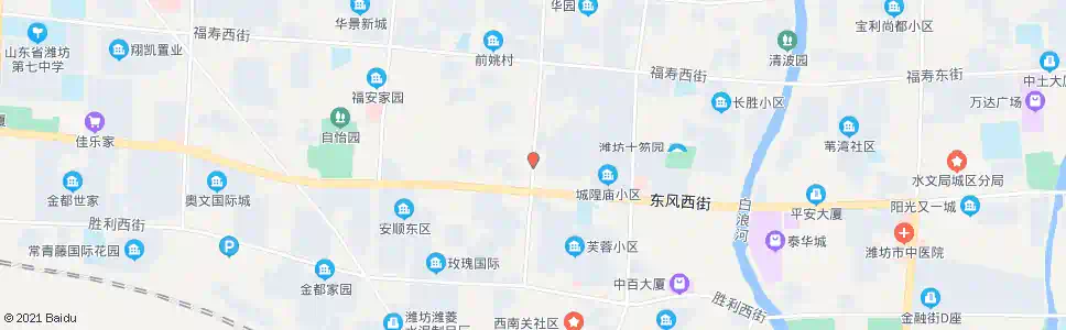 潍坊月河路西园街路口_公交站地图_潍坊公交_妙搜公交查询2025