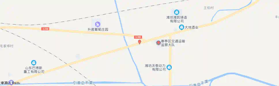 潍坊北曹埠_公交站地图_潍坊公交_妙搜公交查询2025