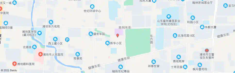 潍坊财富广场_公交站地图_潍坊公交_妙搜公交查询2025