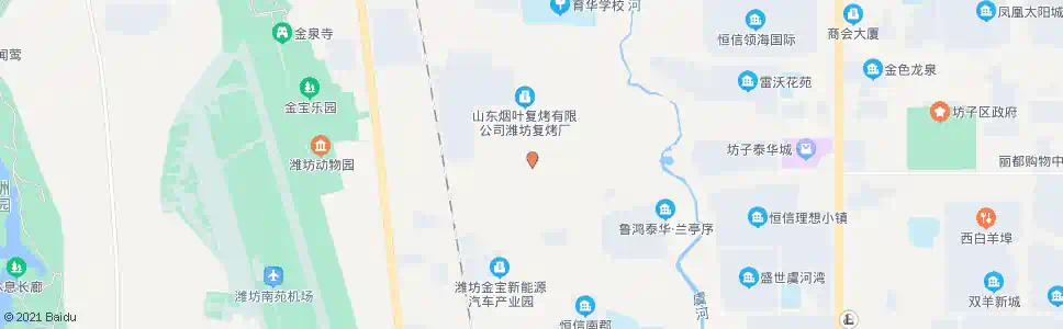 潍坊王家庄_公交站地图_潍坊公交_妙搜公交查询2025