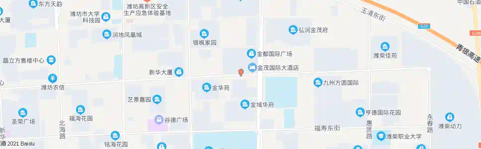潍坊地税局_公交站地图_潍坊公交_妙搜公交查询2025