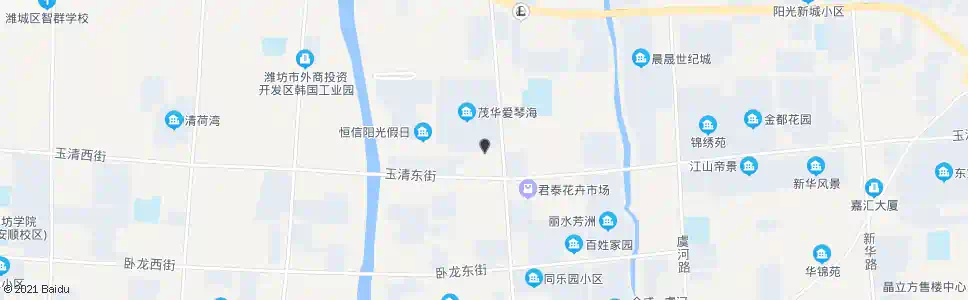 潍坊二印宿舍_公交站地图_潍坊公交_妙搜公交查询2025