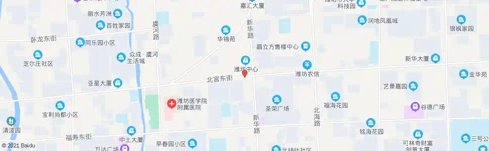 潍坊北宫街新华路口_公交站地图_潍坊公交_妙搜公交查询2025