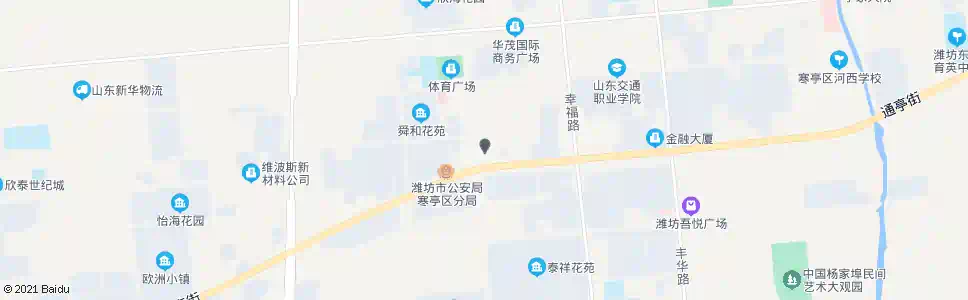 潍坊天润锦江苑_公交站地图_潍坊公交_妙搜公交查询2025