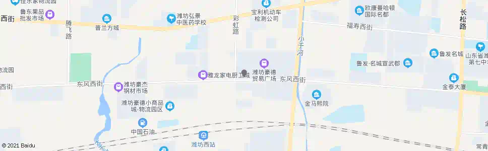 潍坊豪德广场客运站_公交站地图_潍坊公交_妙搜公交查询2025