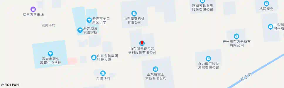 潍坊健元春公司_公交站地图_潍坊公交_妙搜公交查询2025