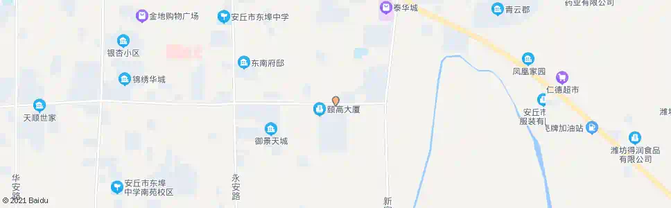 潍坊颐高商贸城(北行)_公交站地图_潍坊公交_妙搜公交查询2025