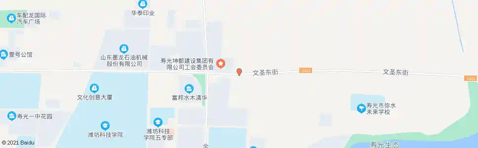 潍坊东嘉生态园_公交站地图_潍坊公交_妙搜公交查询2025