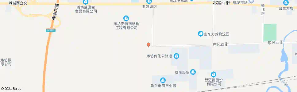 潍坊豪杰建设物资贸易广场_公交站地图_潍坊公交_妙搜公交查询2025