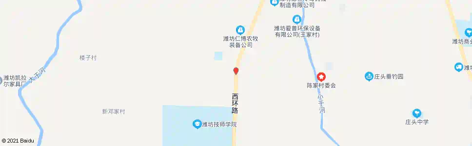 潍坊团结村_公交站地图_潍坊公交_妙搜公交查询2025