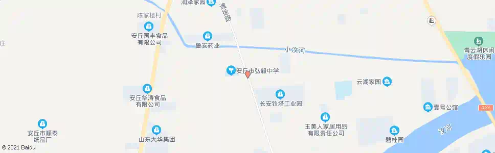 潍坊弘毅中学_公交站地图_潍坊公交_妙搜公交查询2025