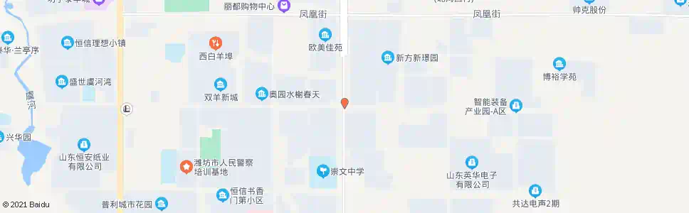潍坊双羊街路口_公交站地图_潍坊公交_妙搜公交查询2025