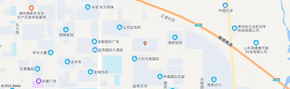 潍坊华润纺织_公交站地图_潍坊公交_妙搜公交查询2025
