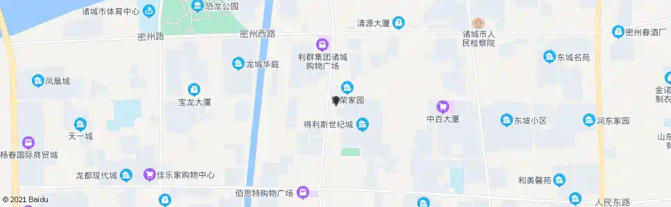 潍坊黄海繁荣广场_公交站地图_潍坊公交_妙搜公交查询2025
