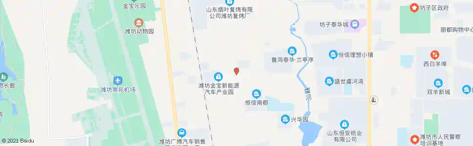潍坊文化南路凤凰街路口_公交站地图_潍坊公交_妙搜公交查询2025