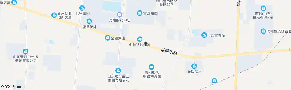 潍坊中瑞钢铁_公交站地图_潍坊公交_妙搜公交查询2025