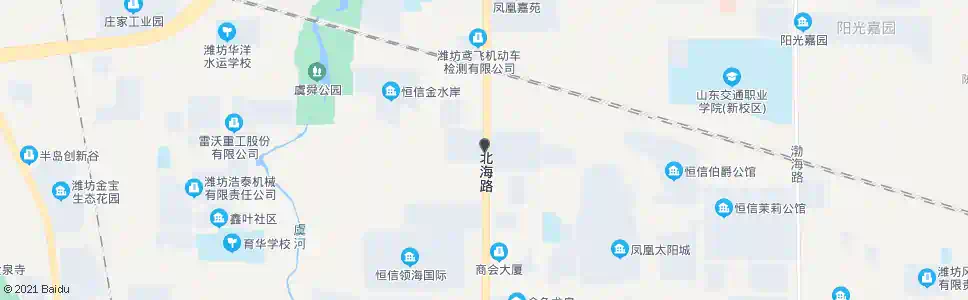 潍坊文化南路金山街路口_公交站地图_潍坊公交_妙搜公交查询2025