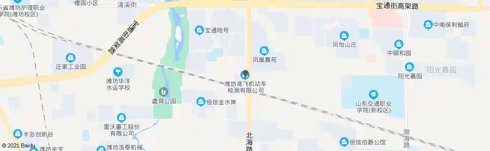 潍坊鸢飞机动车回收公司_公交站地图_潍坊公交_妙搜公交查询2025