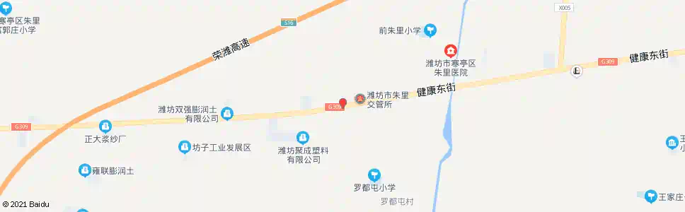 潍坊罗都屯_公交站地图_潍坊公交_妙搜公交查询2025