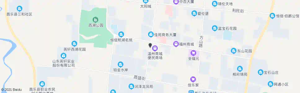 潍坊温州商城西门_公交站地图_潍坊公交_妙搜公交查询2025