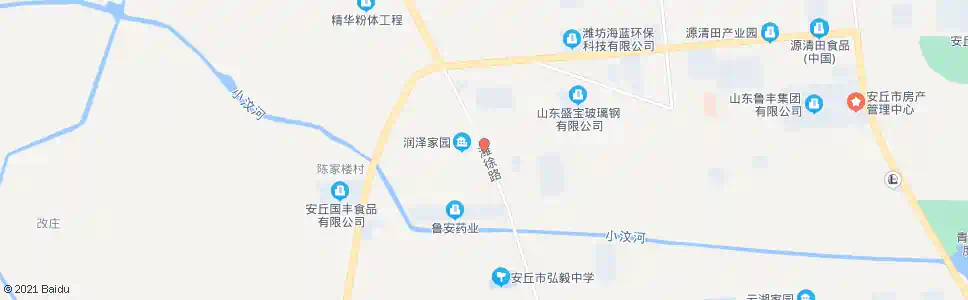 潍坊小河崖_公交站地图_潍坊公交_妙搜公交查询2025