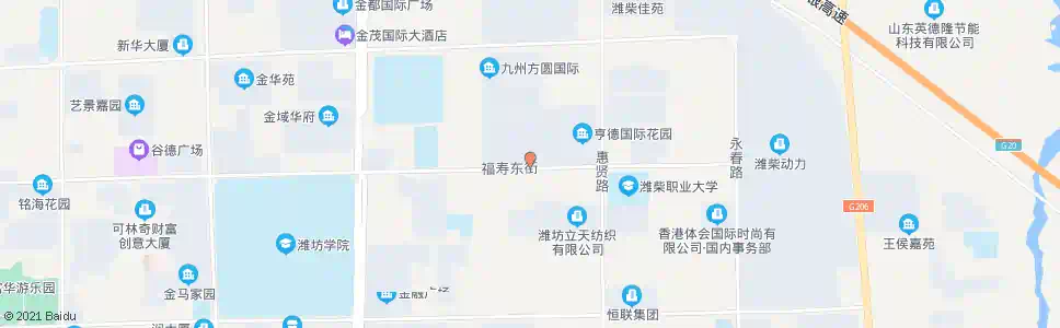 潍坊兰天纺织_公交站地图_潍坊公交_妙搜公交查询2025
